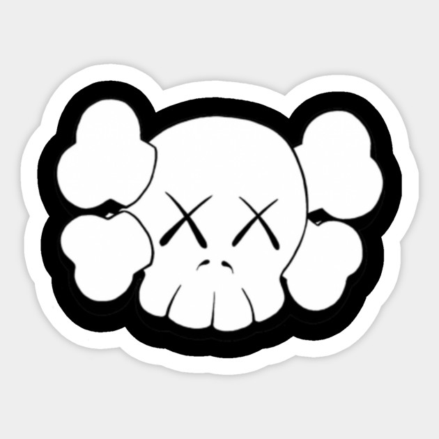 kaws Kaws Sticker TeePublic